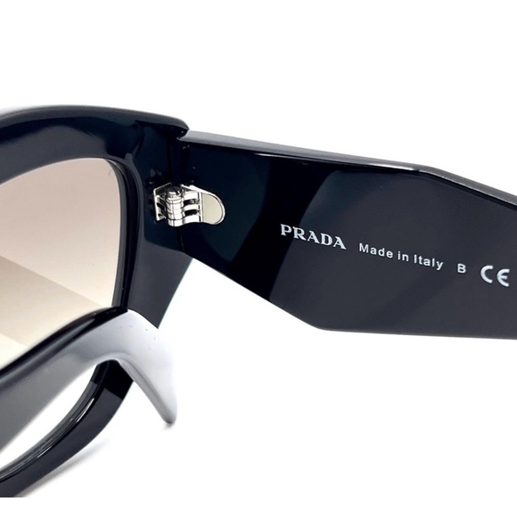 Authentic Prada sunglasses SPR07Y 55mm gray gradient - Picture 11 of 11